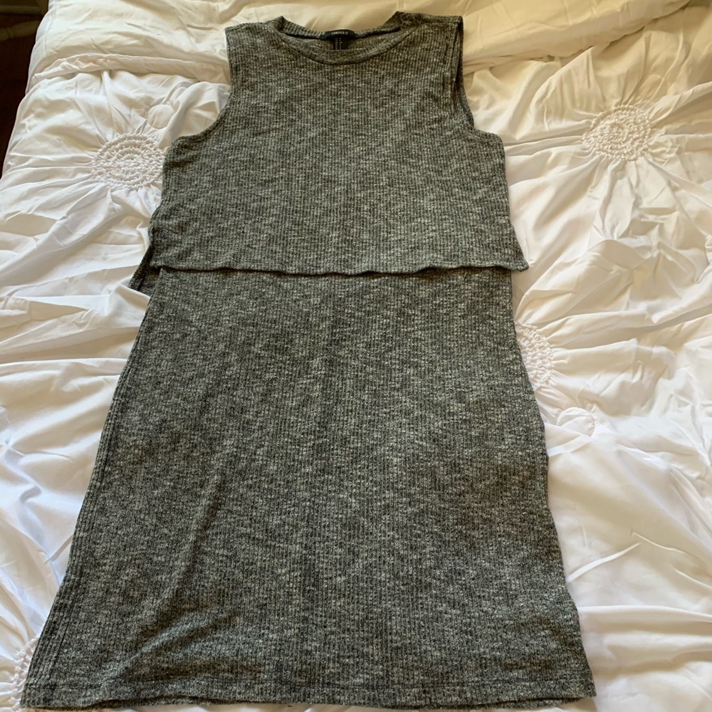 Heather Gray Knit Forever 21 Dress